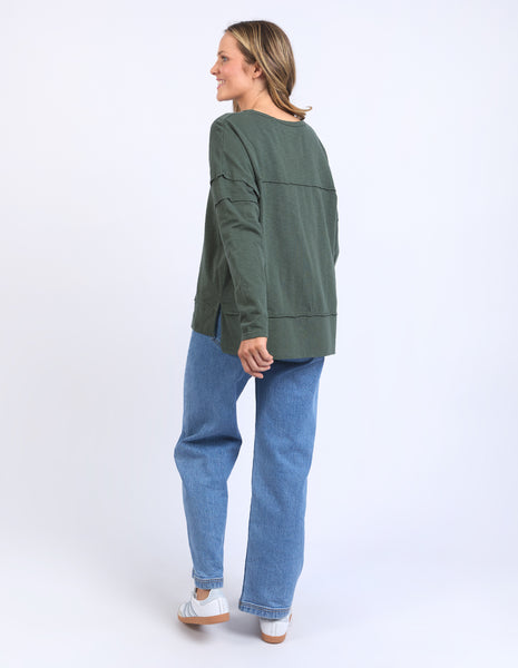 FOXWOOD - JAYNE THROW ON TOP KHAKI