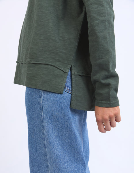 FOXWOOD - JAYNE THROW ON TOP KHAKI