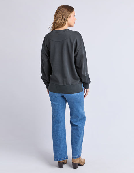 FOXWOOD - LASSO CREW BLACK