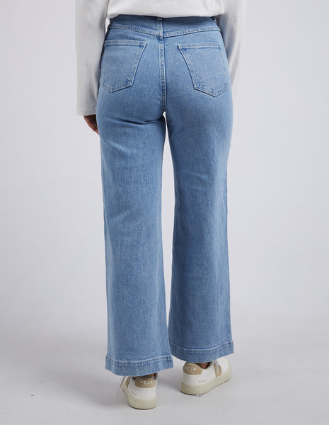 FOXWOOD - SARAH WIDE LEG JEAN LIGHT BLUE