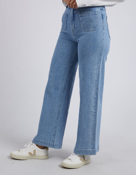 FOXWOOD - SARAH WIDE LEG JEAN LIGHT BLUE