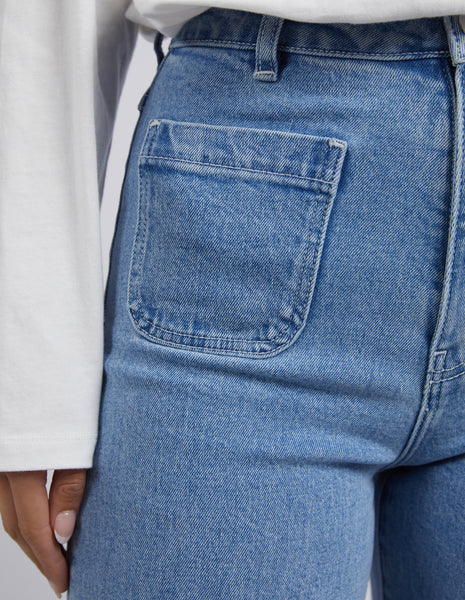 FOXWOOD - SARAH WIDE LEG JEAN LIGHT BLUE