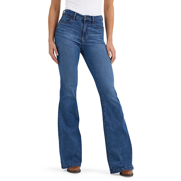 WRANGLER - WMN HI RISE FLARE JEAN BESPOKE
