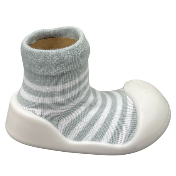 RUBBER SOCKS - GREY STRIPE