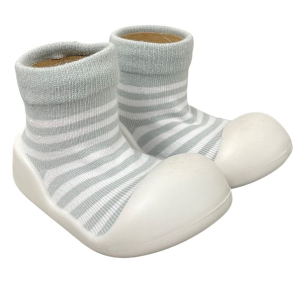 RUBBER SOCKS - GREY STRIPE