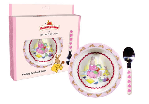 BUNNYKINS SWEETHEART BOWL & SPOON SET